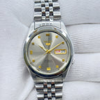 Seiko 5 - 7S26-00X0 Automatic Men's Watch Day Date Stainless Steel Japan Made