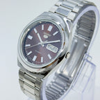 Seiko 5 - Custom Vintage Style Automatic Mens Watch 6309  Brown Sunburst Dial