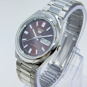 Seiko 5 - Custom Vintage Style Automatic Mens Watch 6309  Brown Sunburst Dial
