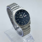 Seiko 5 Automatic Men's Watch Black Railway Time Dial 36mm Day-Date Japan