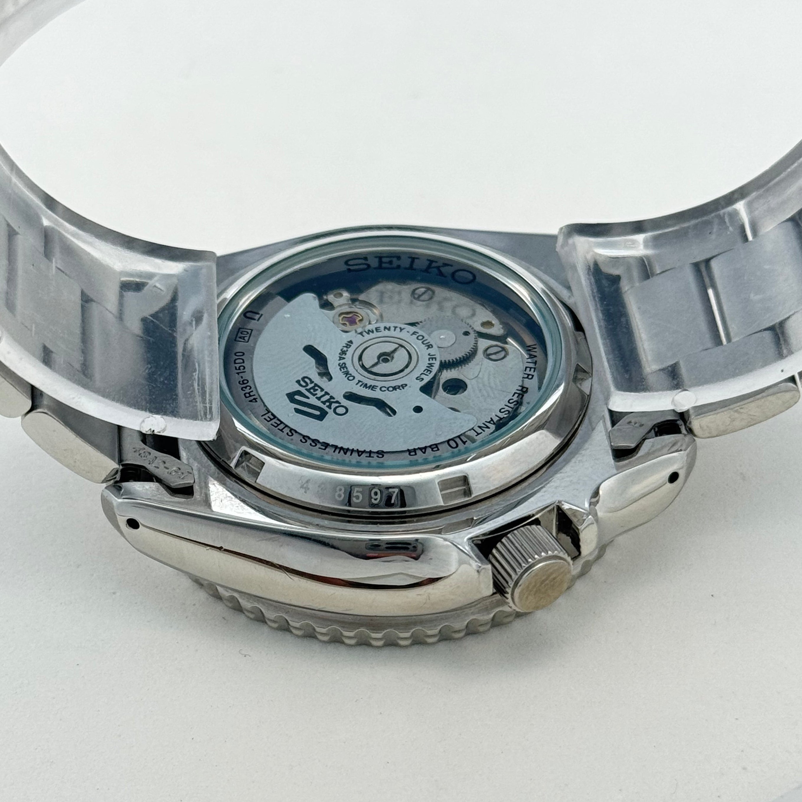 Seiko 5 - Sports Diver Mod: Black Dial Automatic Stainless Steel Watch