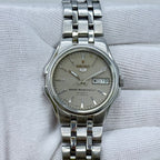 Vintage Seiko 5 Automatic 7S36-00A0 23J Grey Dial Men's Watch