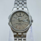 Vintage Seiko 5 Automatic 7S36-00A0 23J Grey Dial Men's Watch