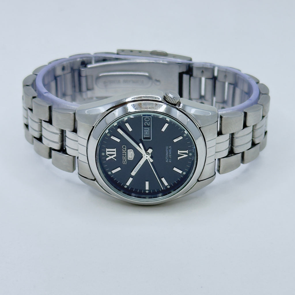 Seiko 5 - 7S26-01V0 Automatic Men's Watch Day Date Stainless Steel Japan Made