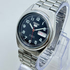 Vintage Seiko 5 Automatic Black Dial — 21 Jewels (7S26)
