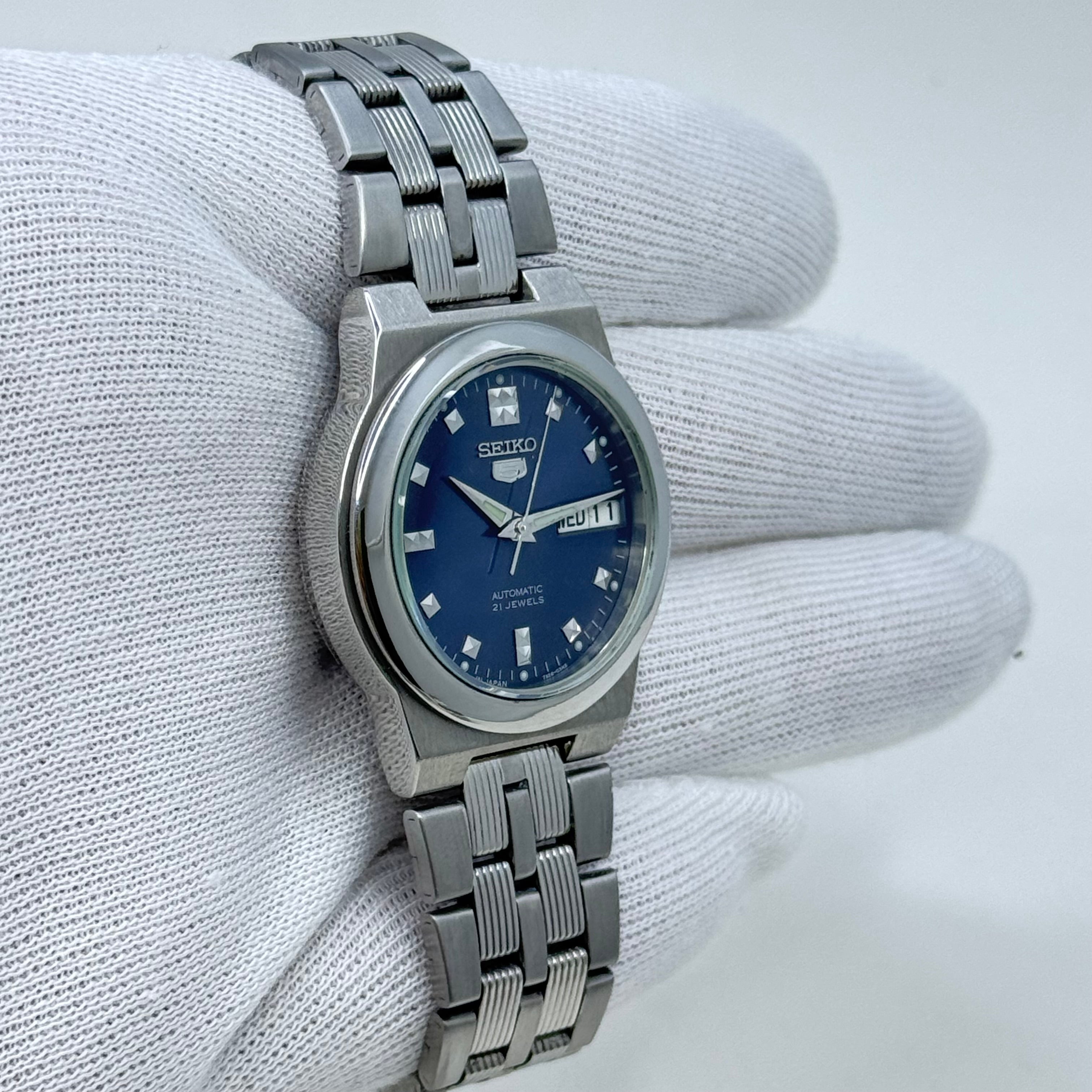 Seiko 5 Automatic Vintage Unisex Wristwatch 35mm Japan Made