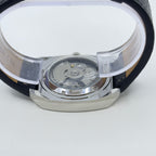 Vintage Style Watch - Seiko Automatic 21 Jewels Blue Dial Day Date Mod
