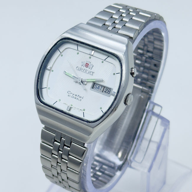 Vintage Orient TriStar Automatic Men's Wristwatch Japan Made Hover Image