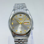 Seiko 5 - 7S26-00X0 Automatic Men's Watch Day Date Stainless Steel Japan Made