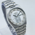 Vintage Watch Seiko 5 Automatic Men's Watch Silver Dial Japan Made