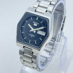 Vintage Seiko 5 Automatic Men's Watch Black Dial Japan Made