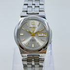 Seiko 5 - 7S26-01R0 Automatic Men's Watch Day Date Stainless Steel Japan Made