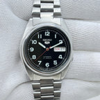 Vintage Seiko 5 Automatic Black Dial — 21 Jewels (7S26)