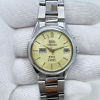 Vintage Watch Orient 3 Star Crystal Automatic Men's Wristwatch Japan