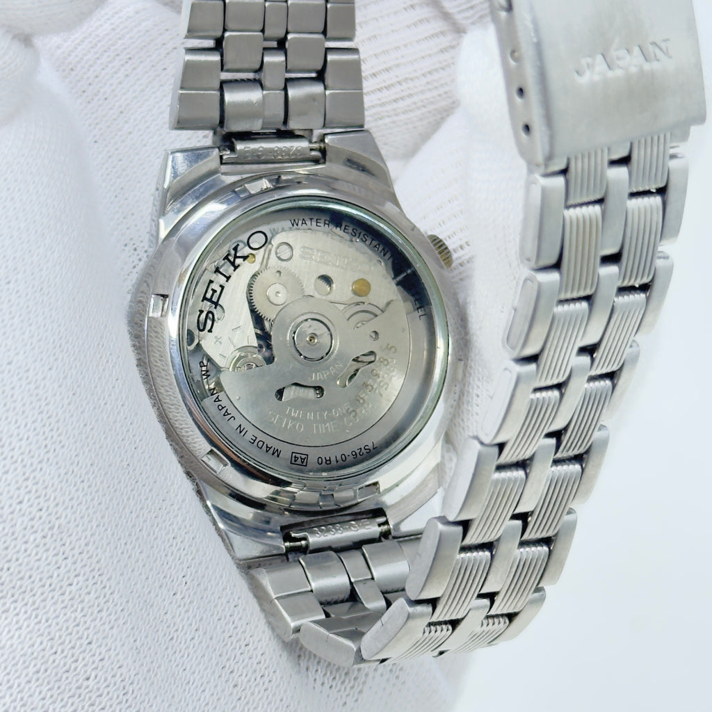 Vintage Seiko 5 - Automatic Watch Day/Date Stainless Steel Japan Made