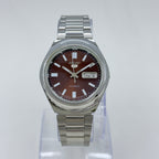 Seiko 5 - Custom Vintage Style Automatic Mens Watch 6309  Brown Sunburst Dial