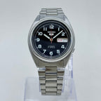 Vintage Seiko 5 Automatic Black Dial — 21 Jewels (7S26)