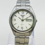 Vintage Seiko 5 Automatic White Dial — 21 Jewels (7S26)