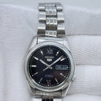 Seiko 5 - 7S26-01V0 Automatic Men's Watch Day Date Stainless Steel Japan Made
