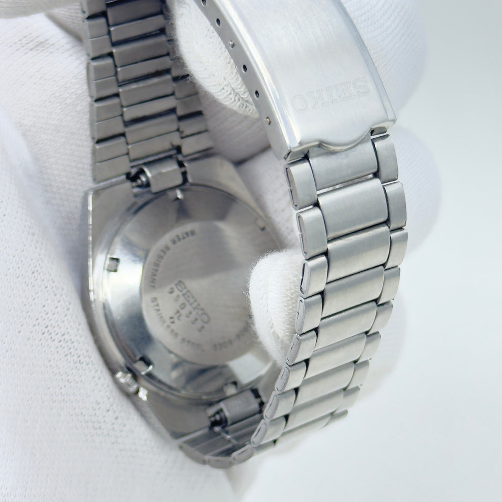 Vintage Watch Seiko 5 Automatic Men's Watch Silver Dial Japan Made