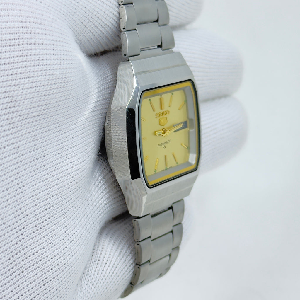 Vintage Seiko 5 Square Automatic Wristwatch
