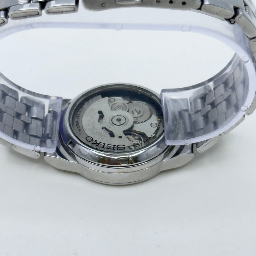 Seiko 5 - 7S26-01R0 Automatic Men's Watch Day Date Stainless Steel Japan Made