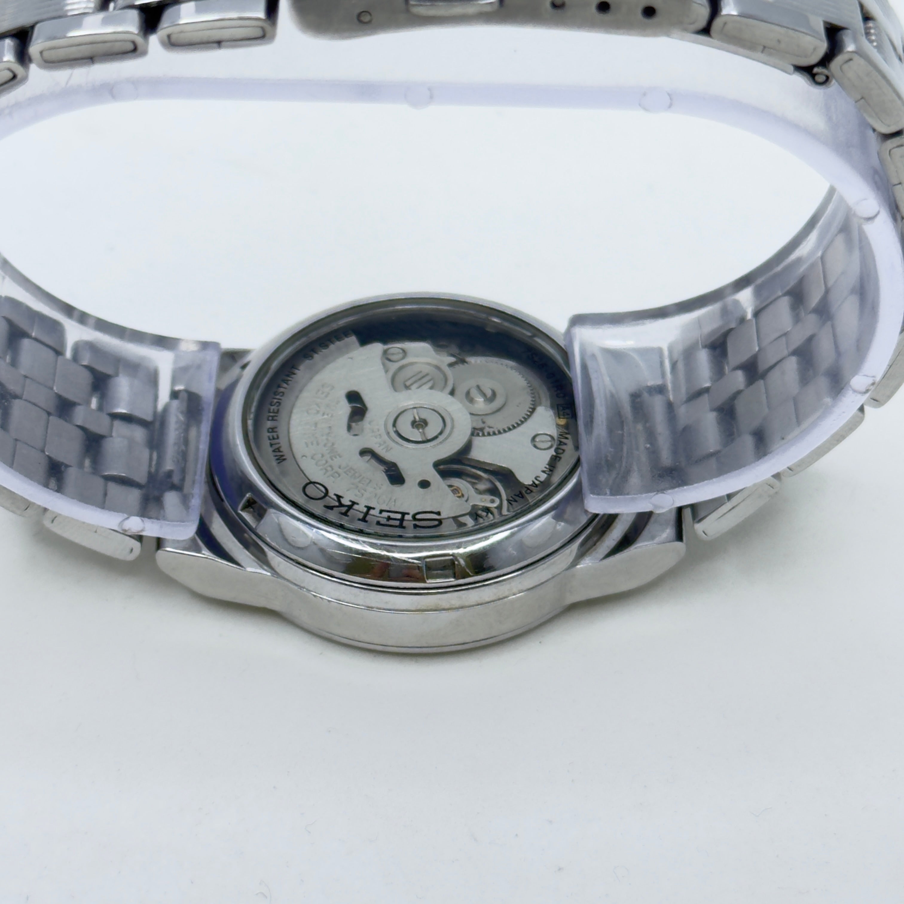 Seiko 5 - 7S26-01R0 Automatic Men's Watch Day Date Stainless Steel Japan Made