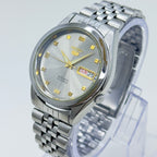 Seiko 5 - 7S26-00X0 Automatic Men's Watch Day Date Stainless Steel Japan Made