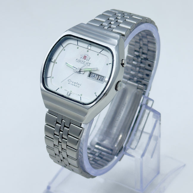 Vintage Orient TriStar Automatic Men's Wristwatch Japan Made Hover Image