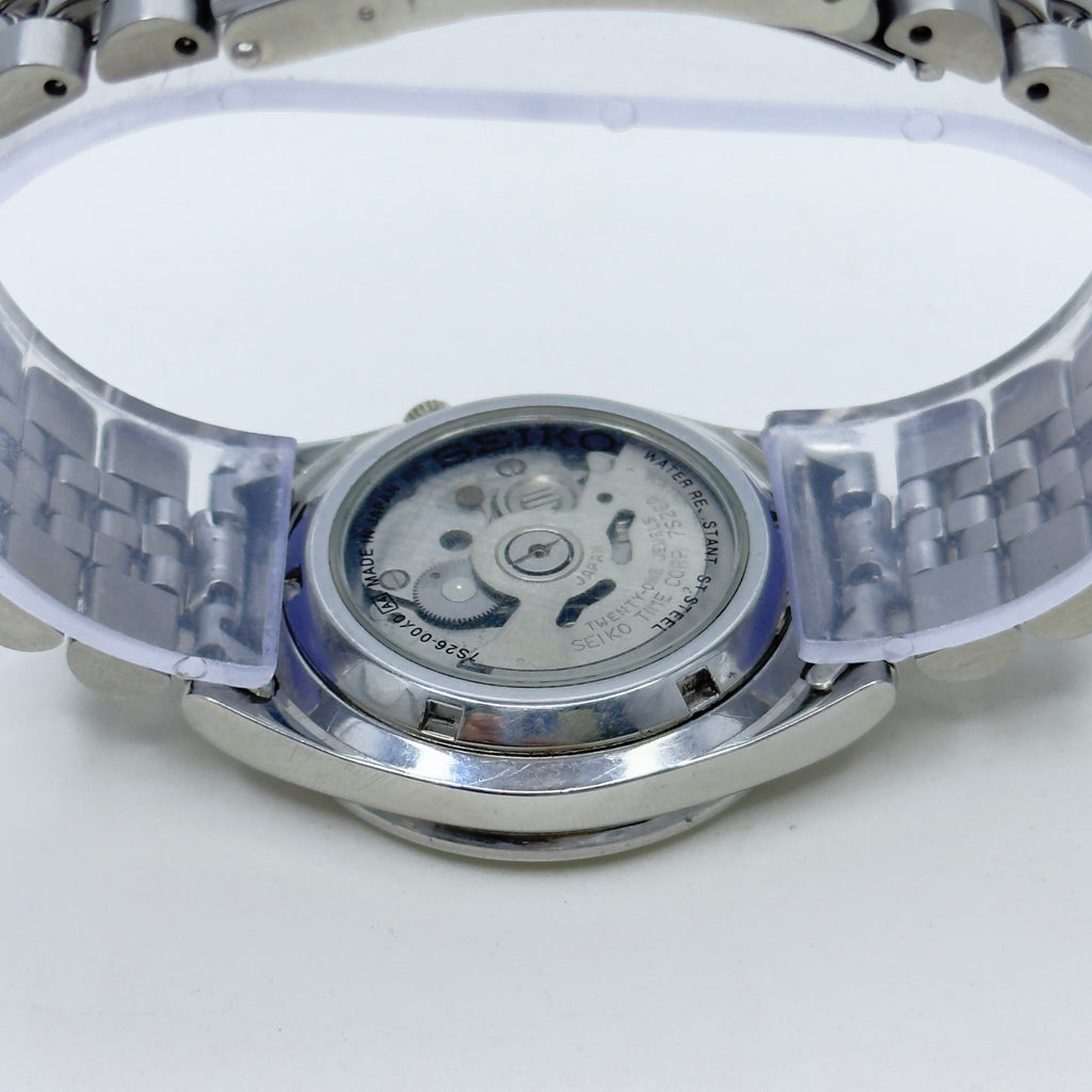 Seiko 5 - 7S26-00X0 Automatic Men's Watch Day Date Stainless Steel Japan Made