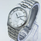 Vintage Watch Seiko 5 Automatic Men's Watch Silver Dial Japan Made