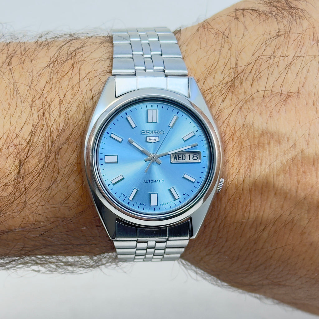 Seiko5 - 7009-3040 Automatic Men's Wristwatch Vintage Japan