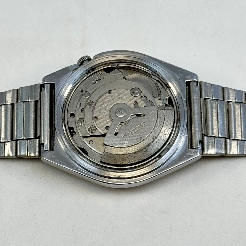 Vintage Seiko 5 Automatic Watch 17 Jewels Brown Dial Day-Date Japan Made.