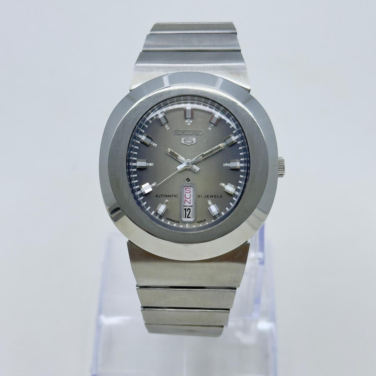 Seiko 5 Automatic 6319-5030 Vintage Watch – Smoky Grey Dial, Day-Date, 40mm Japan