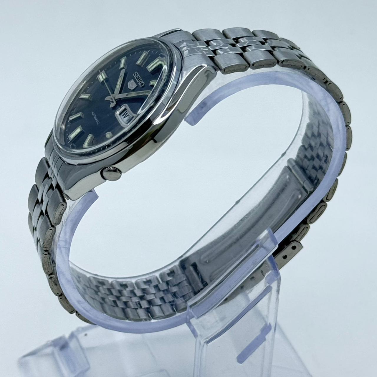 Seiko 5 -  Automatic Men's Watch 17 Jewels Grey Dial Vintage Japan Made