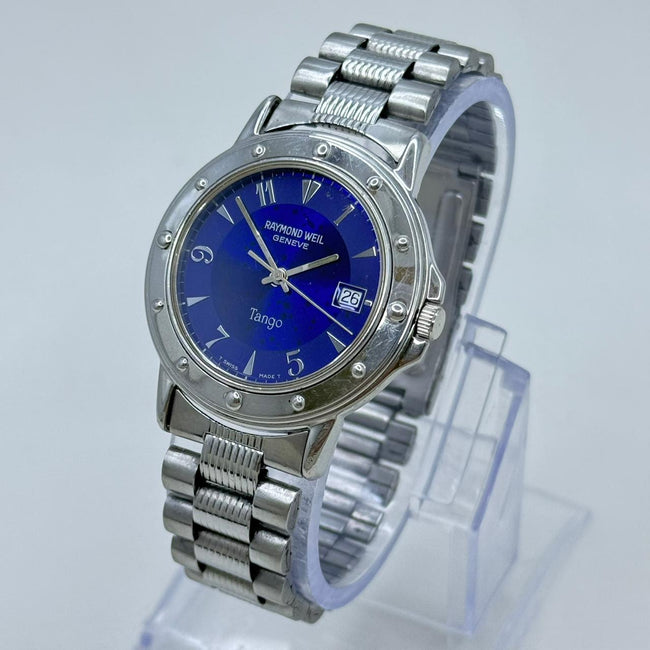 Vintage Raymond Weil Geneve Tango Swiss Made Quartz Slim Watch Swiss Made Hover Image