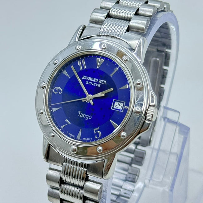 Vintage Raymond Weil Geneve Tango Swiss Made Quartz Slim Watch Swiss Made Hover Image