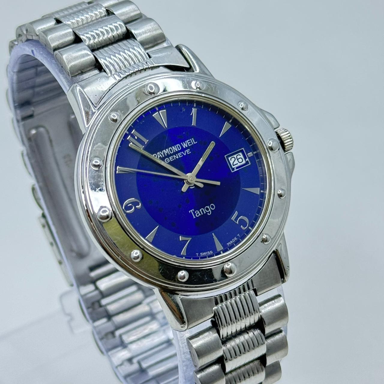 Vintage Raymond Weil Geneve Tango Swiss Made Quartz Slim Watch Swiss Made