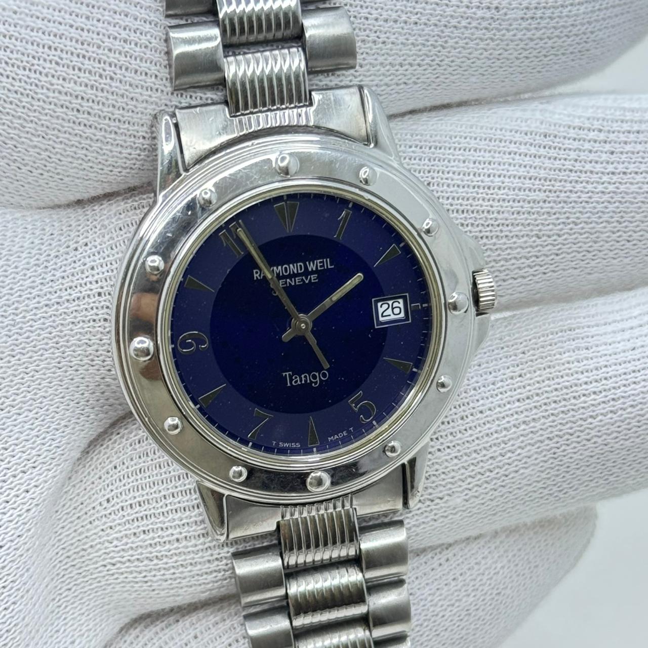 Vintage Raymond Weil Geneve Tango Swiss Made Quartz Slim Watch Swiss Made