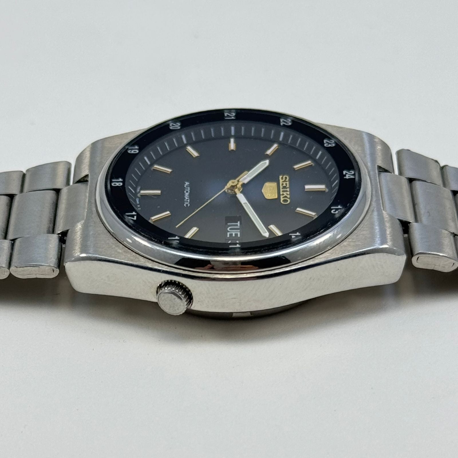 Seiko 5 - Automatic Black Dial 36mm Classic Men's Watch Vintage Japan