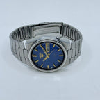 Seiko 5 - 6309-8170 Automatic Men's Watch 17 Blue Dial Japan Made Rare Vintage