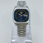 Seiko 5 - Automatic Men's Wristwatch Classic Blue Dial Vintage Japan made
