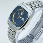 Seiko 5 - Automatic Men's Wristwatch Classic Blue Dial Vintage Japan made