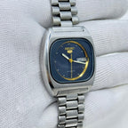 Seiko 5 - Automatic Men's Wristwatch Classic Blue Dial Vintage Japan made