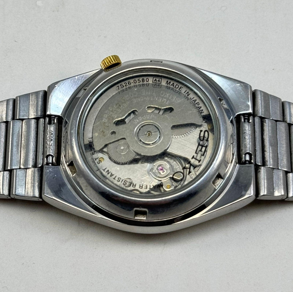 Vintage Seiko 5 - Automatic Watch Day/Date Stainless Steel Japan Made