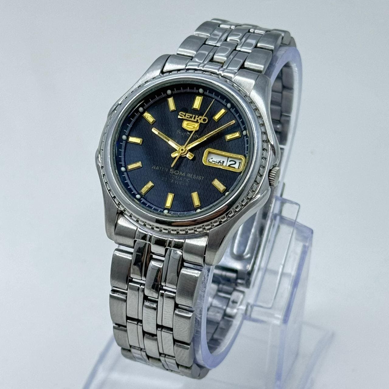 Seiko 5 Superior 7S36-0210 Automatic Men's Wristwatch Vintage Japanese