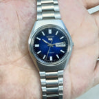 Seiko 5 Automatic – Blue Dial Vintage Style Day-Date Men’s Watch