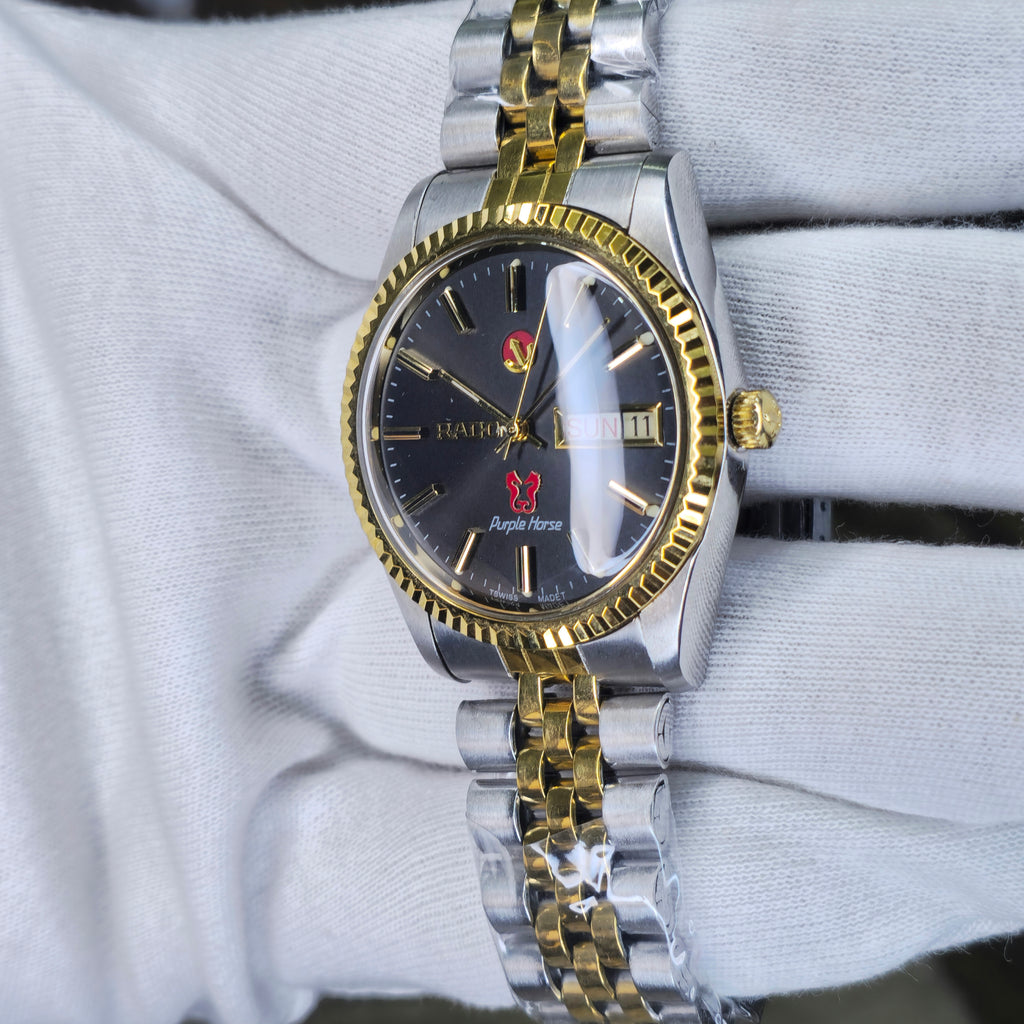 Vintage Rado Purple Horse Automatic - Dark Gray Dial Men's Watch