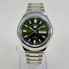 Seiko 5 - Custom Vintage Style Automatic Mens Watch 6309 Olive Green
