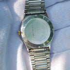 Vintage Rado Voyager Black Diamond Dial Two-Tone Rare Automatic Watch, Swiss